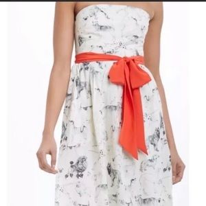 Rare Maeve Fetch and Frolic Strapless Dress